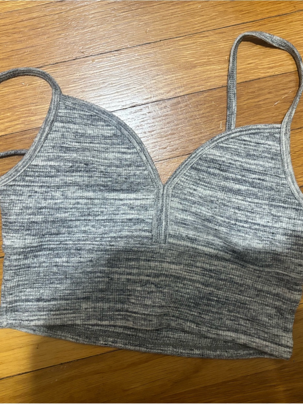 Hollister Heather Gray Stretch Bralette